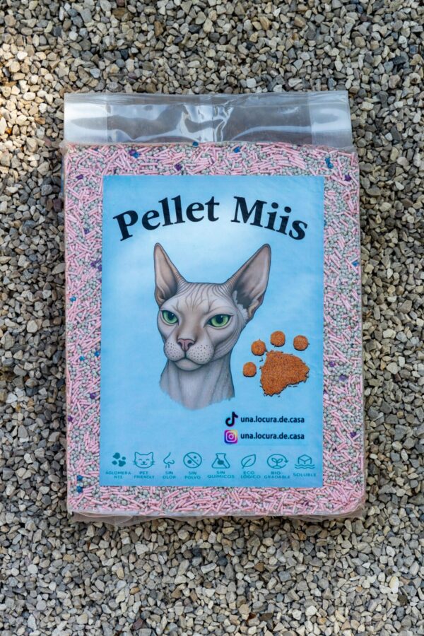 Pack ahorro - 6 bolsas de arena - Pellet Miis (aroma Chicle)