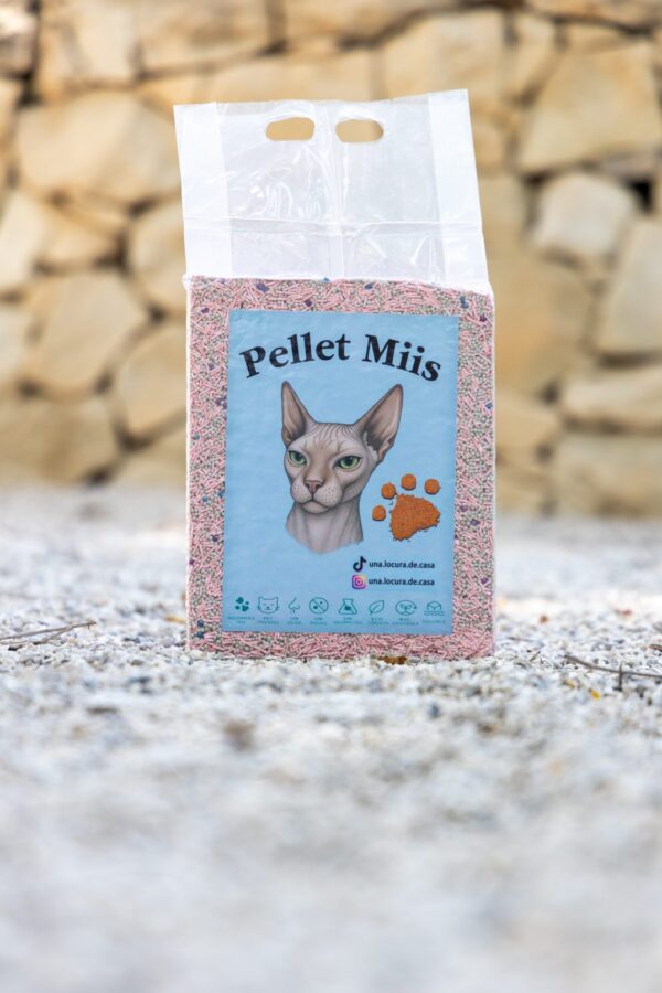 Pack ahorro - 6 bolsas de arena - Pellet Miis (aroma Chicle) - Imagen 2