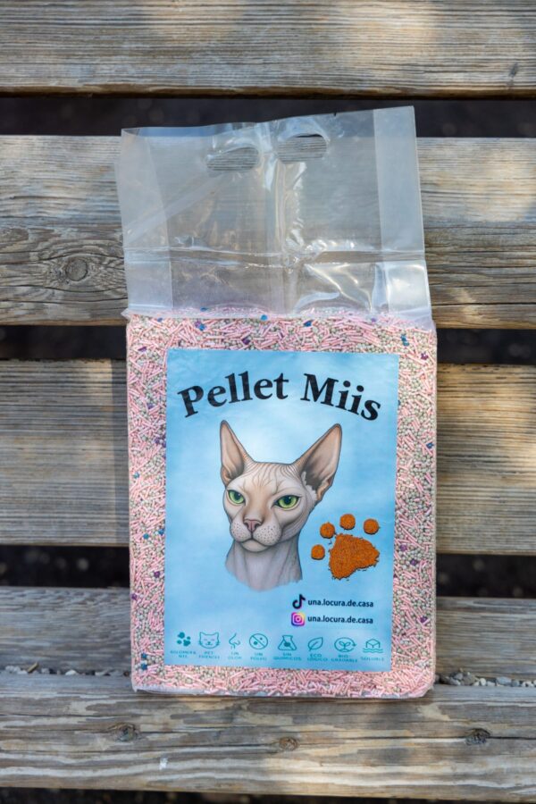 Pack ahorro - 6 bolsas de arena - Pellet Miis (aroma Chicle) - Imagen 3