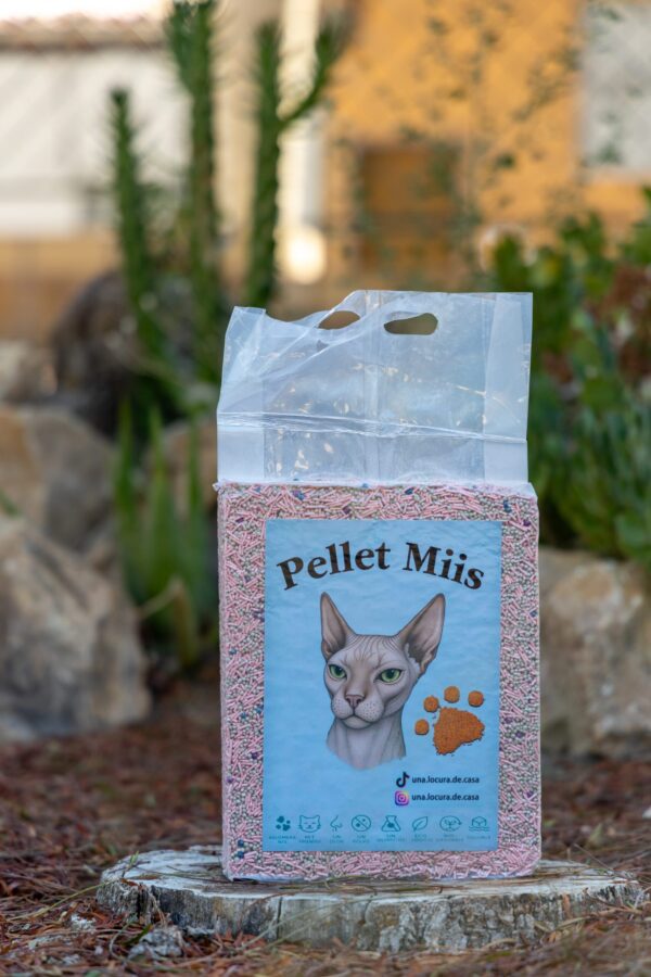 Pack ahorro - 6 bolsas de arena - Pellet Miis (aroma Chicle) - Imagen 5