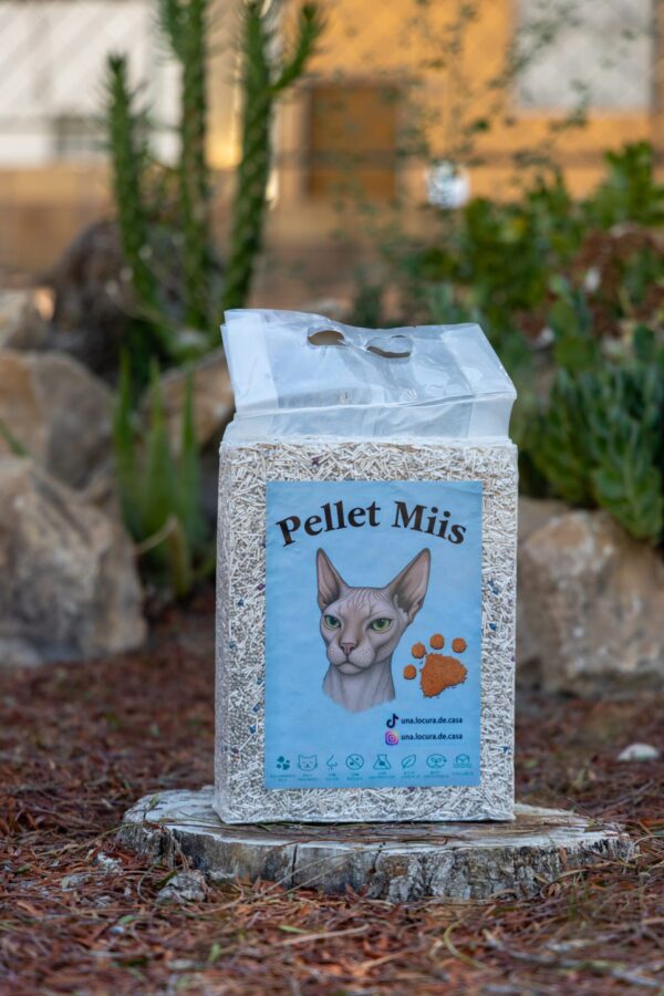 Pack de iniciación - 3 bolsas de arena – Pellet Miis (aroma Jazmín) - Imagen 5