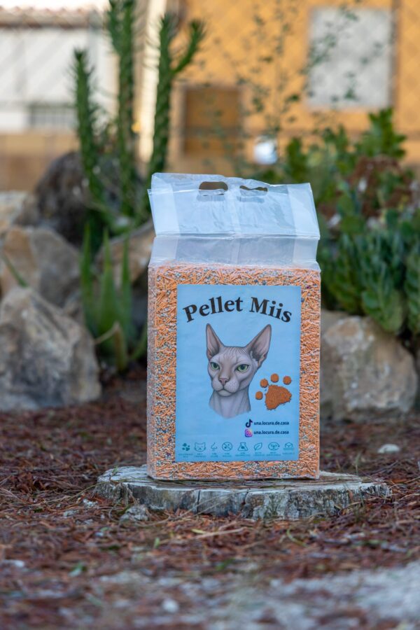 Pack de iniciación - 3 bolsas de arena – Pellet Miis (aroma Mango) - Imagen 5