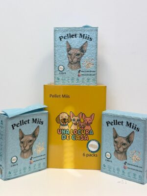 Arena funcional Pellet Miis con detección de sangre (pack de 3 bolsas)