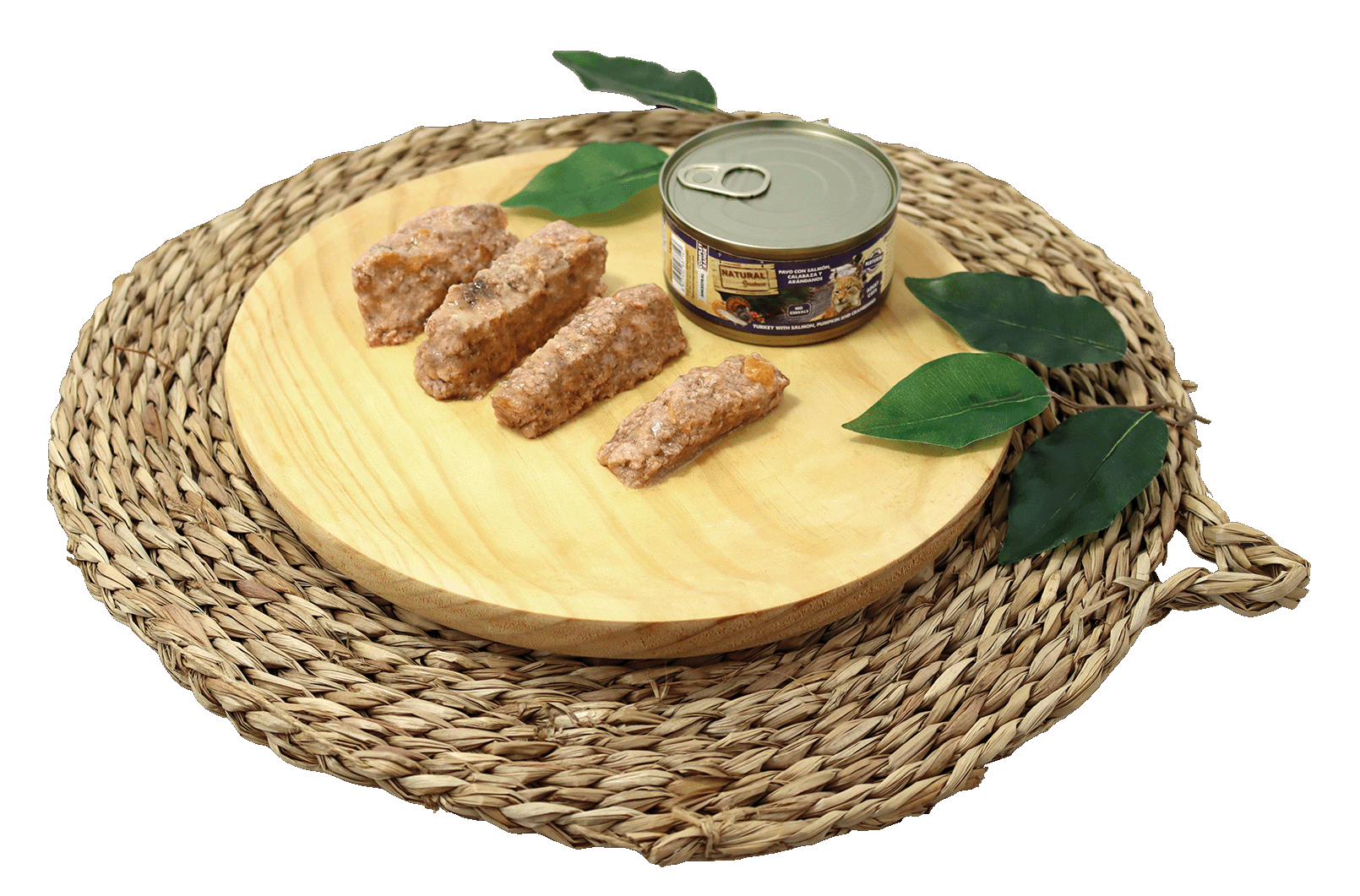 Lata pavo con salmón, calabaza y arandanos - Imagen 2