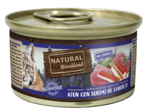 Lata atún con surimi de cangrejo